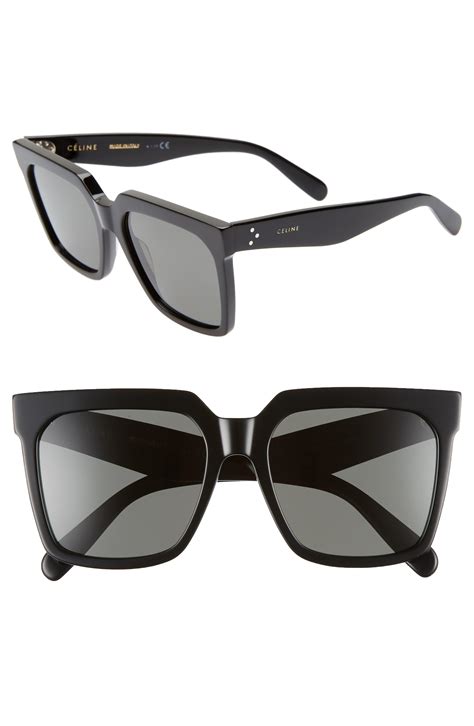 celine shiny black sunglasses|are Celine sunglasses polarized.